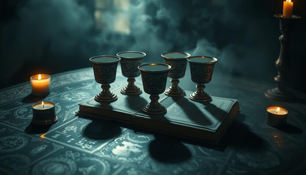 six cups appears in tarot reading