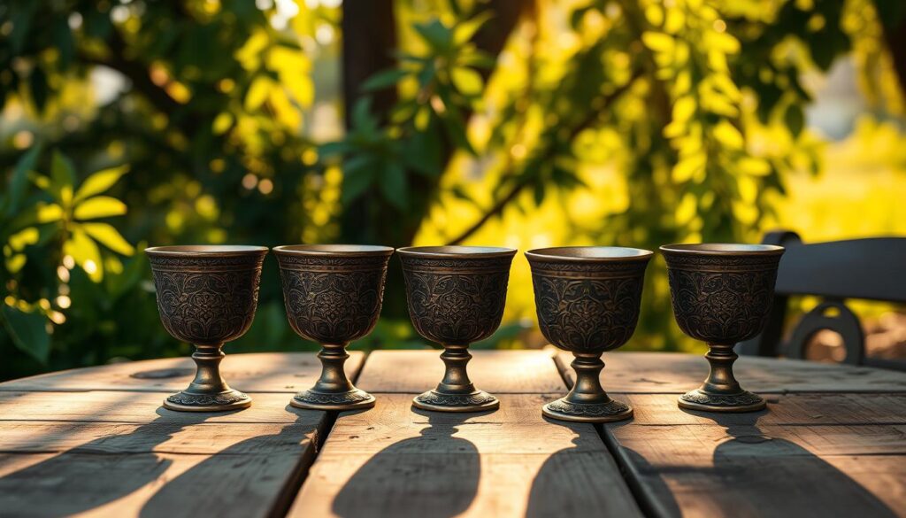 six cups tarot upright meaning