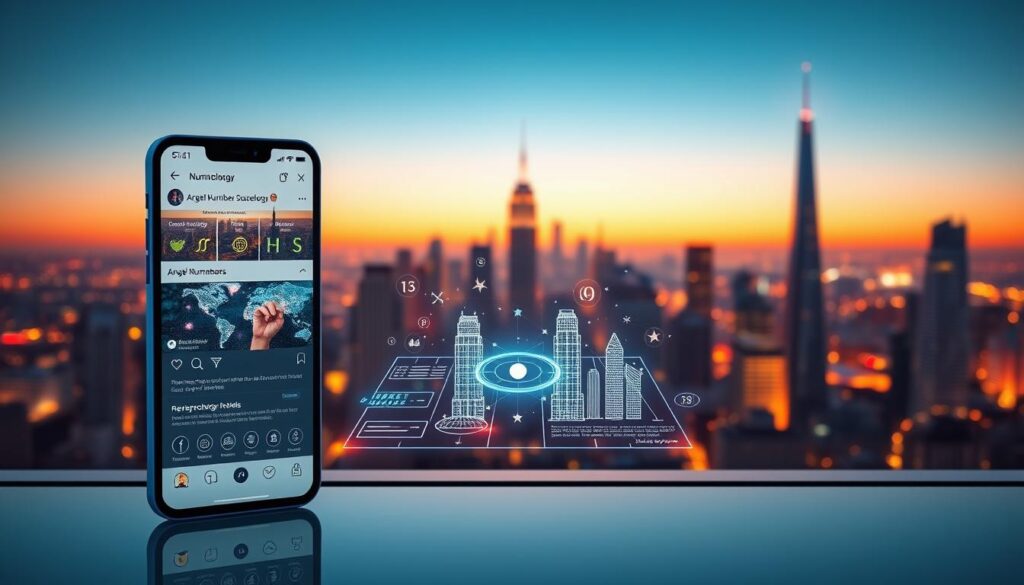 modern numerology social media