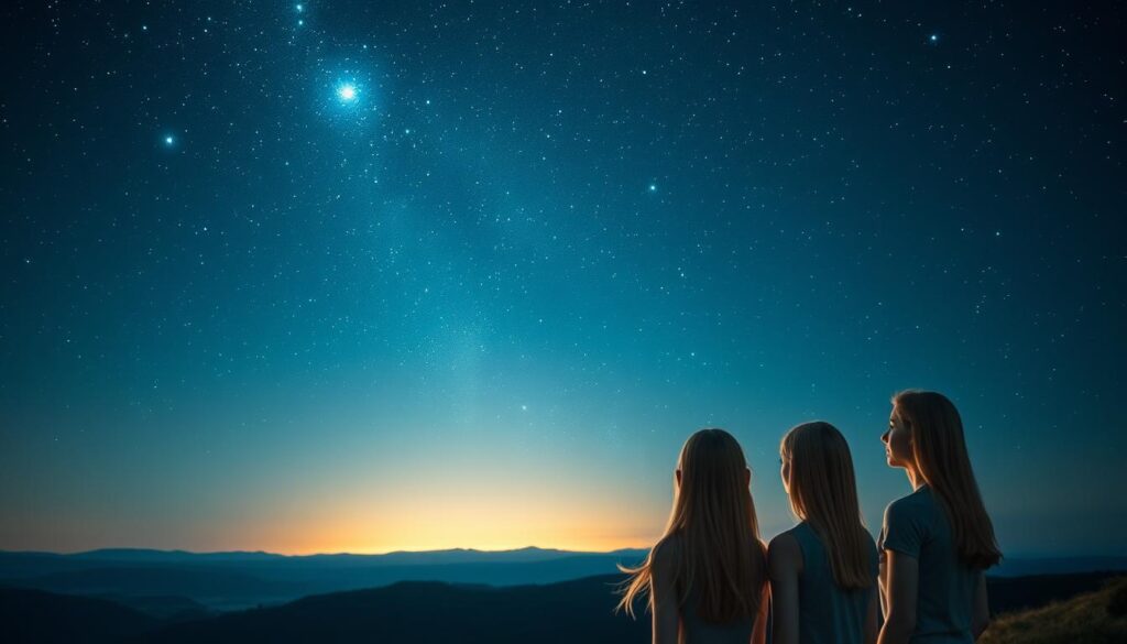 Pleiades star cluster