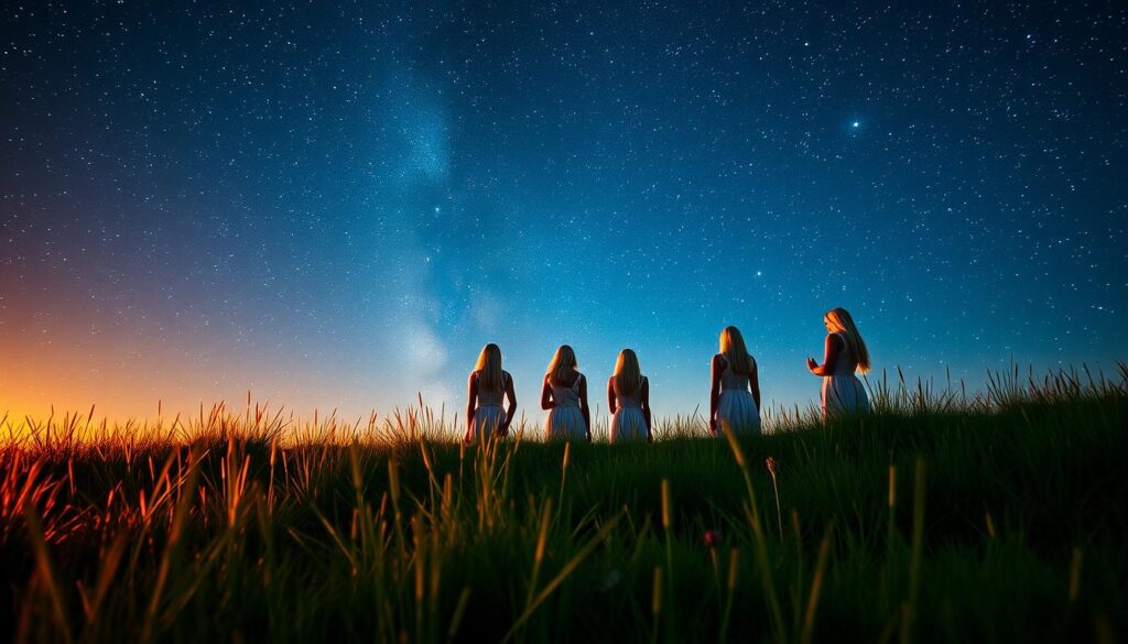 Pleiades star cluster
