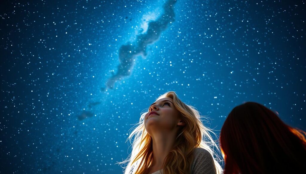 Pleiades star cluster constellation