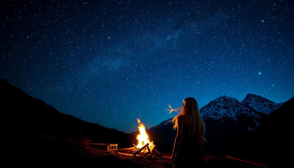 Pleiades star cluster in Native American culture