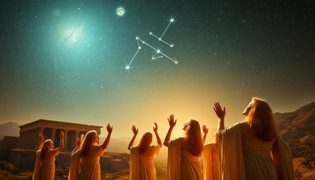 Pleiadian constellation in history