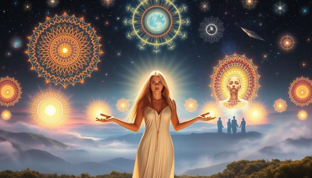 Pleiadian light mandalas