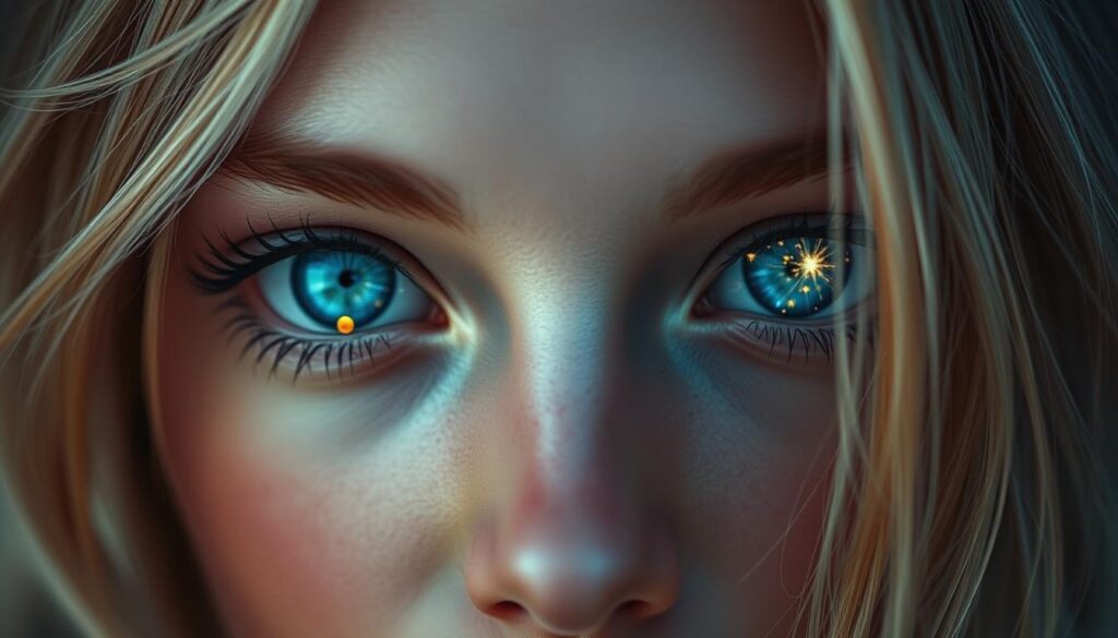 sparkling cosmic eyes
