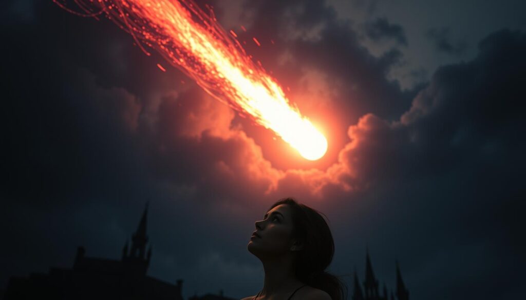 according nostradamus fireball