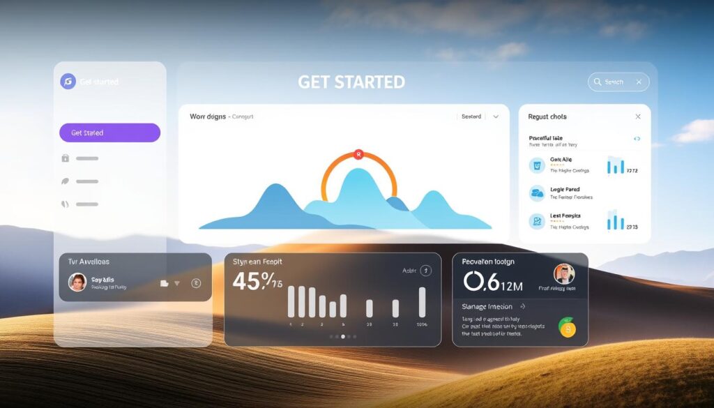 get started dashboard