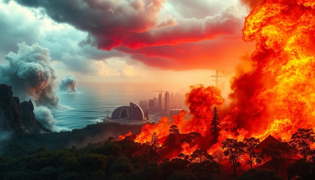 global climate fire flood