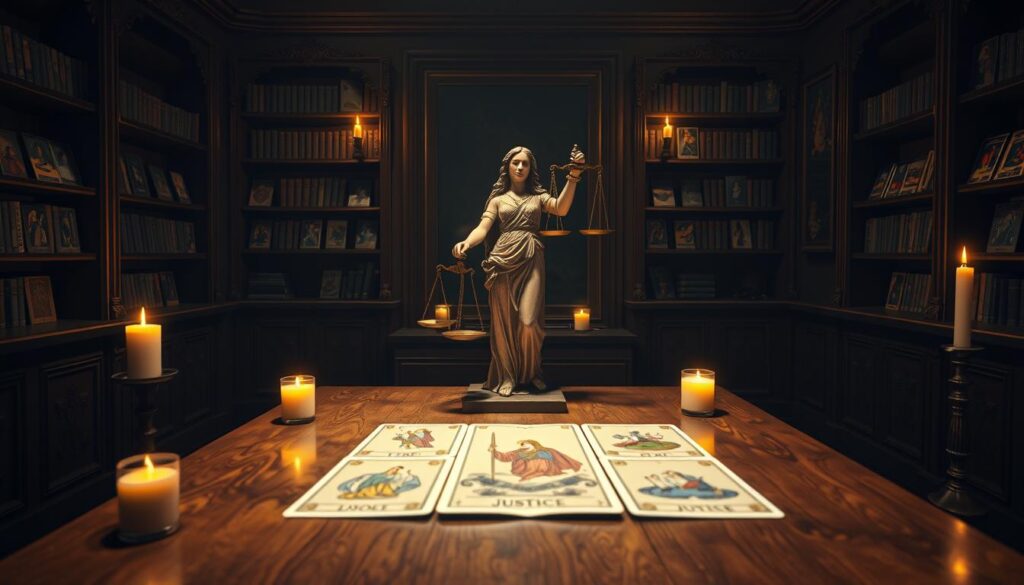 justice card spread reminder justice card spread reminder