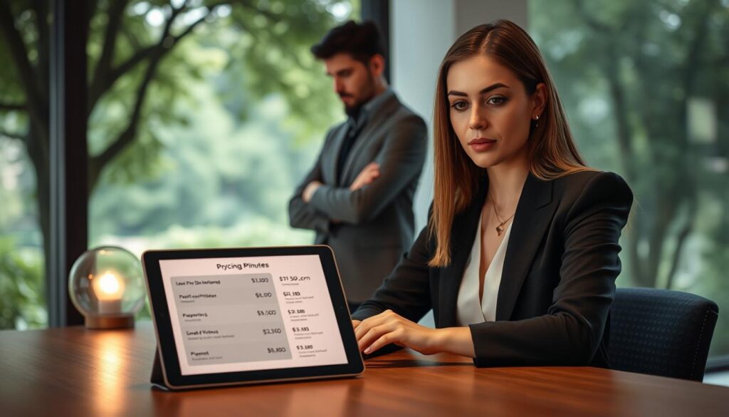 pricing minutes payment