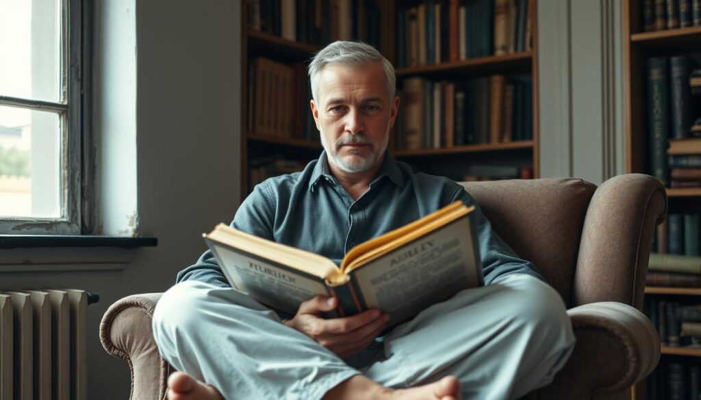 reading hermit in everyday life