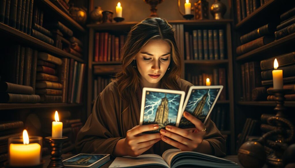 reading the tower card practice