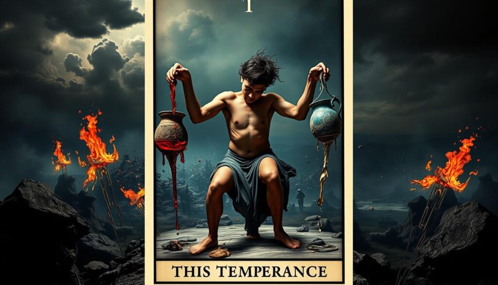 reversed temperance tarot