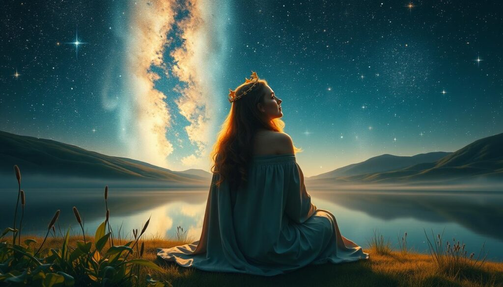 star tarot card imagery