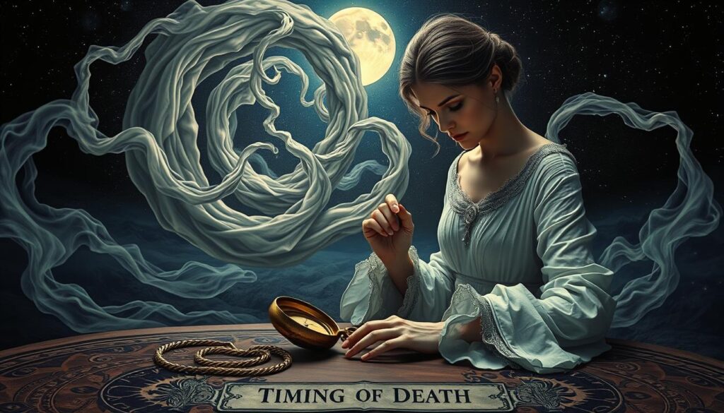 timing death tarot card