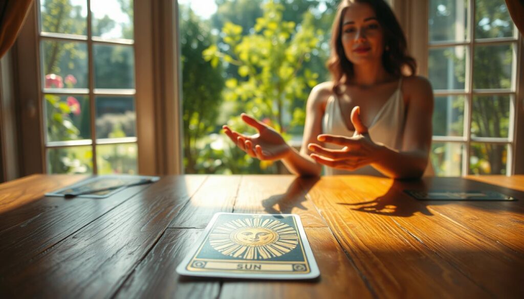 sun card tarot reading
