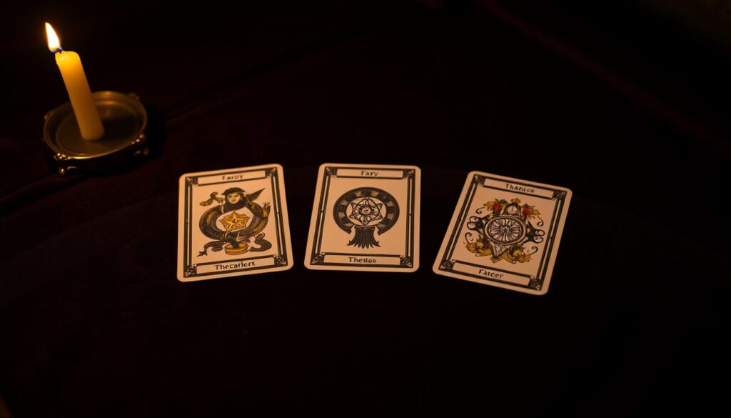 three-card spread