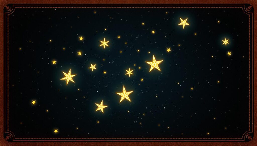 timing card stars sky