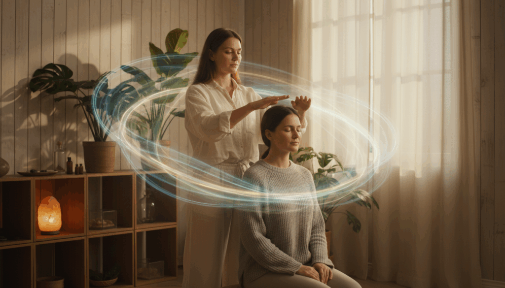 biofield energy healing session