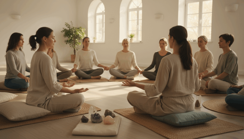 group healing session
