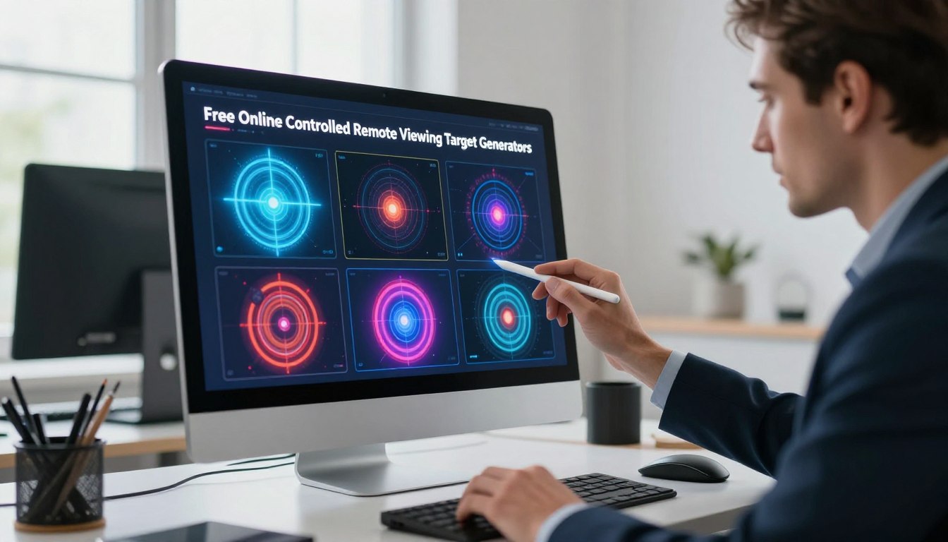 free online controlled remote viewing target generators