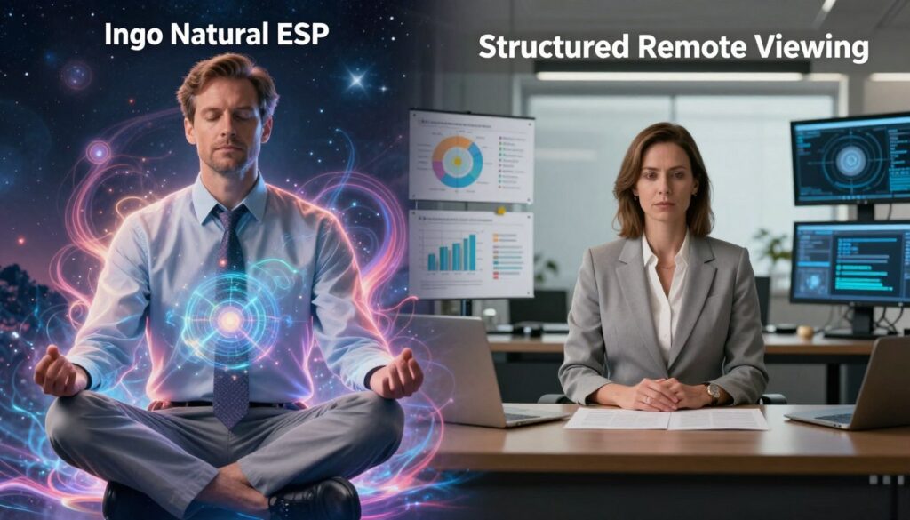 ingo swann natural esp vs structured remote viewing