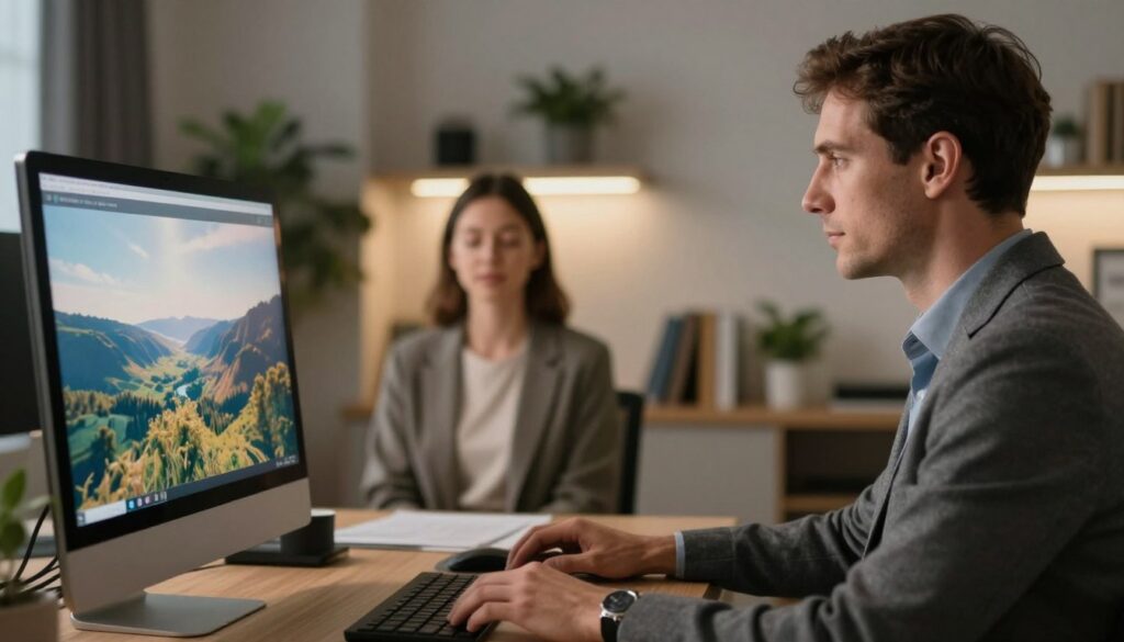 monitor guidance for remote viewing