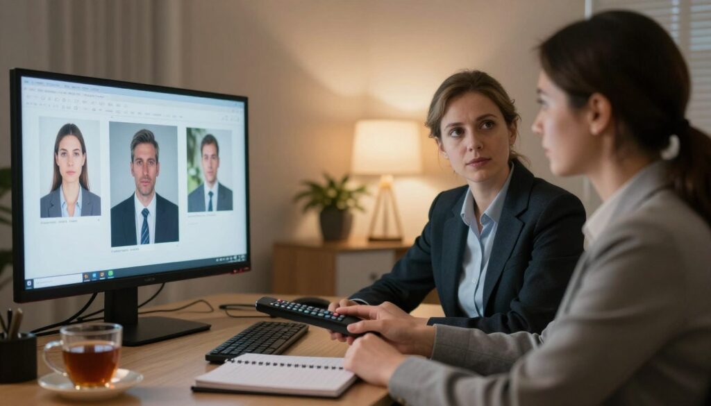 role of the monitor in remote viewing session