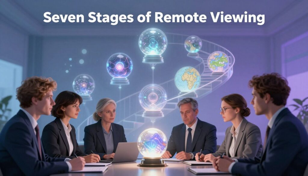 seven stages of remote viewing