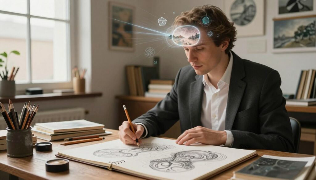 sketching mental imagery