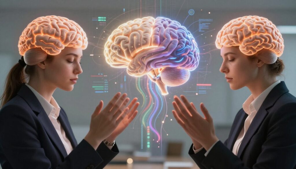 split brain connection remote viewing