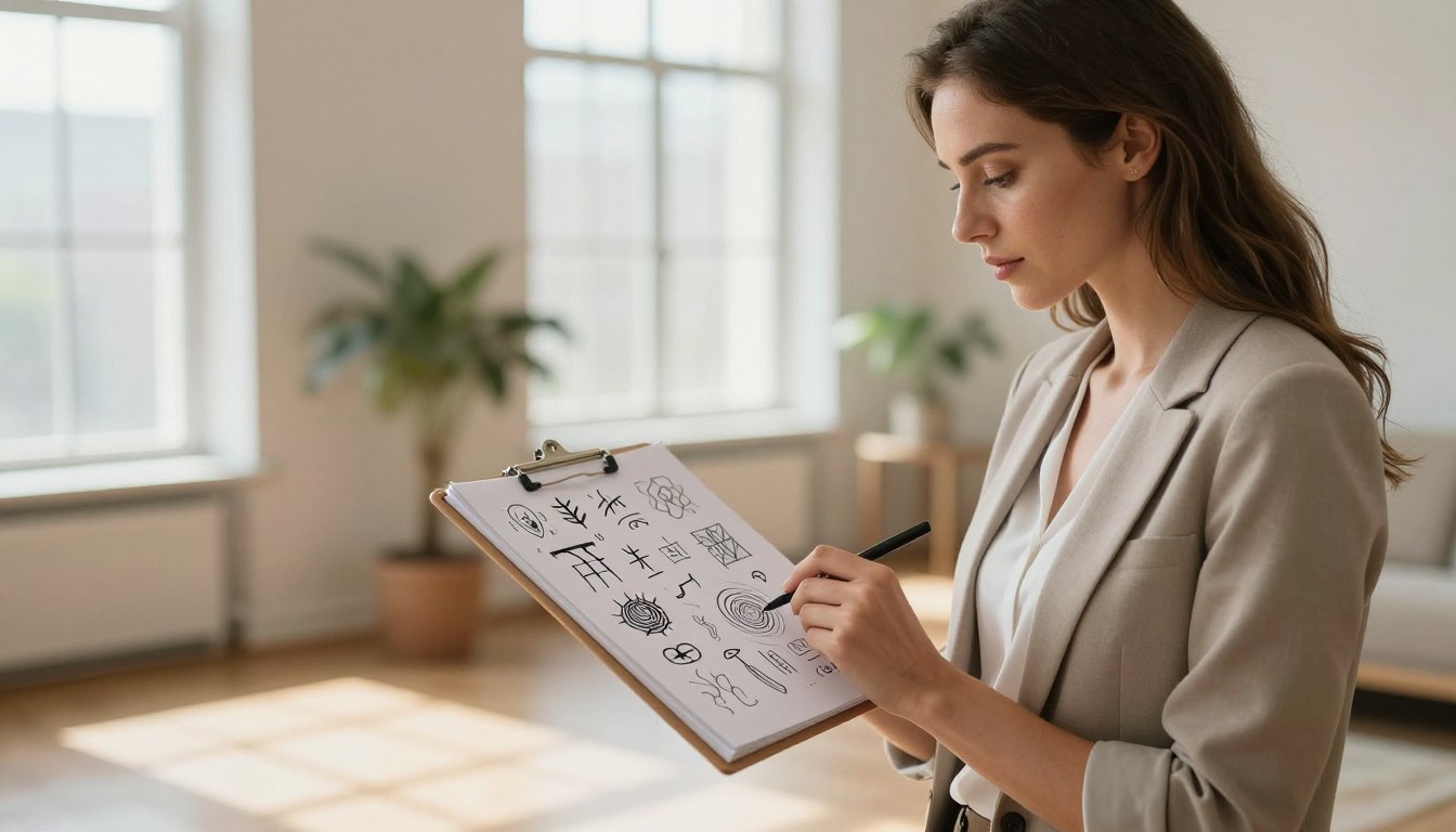 what is an ideogram in remote viewing